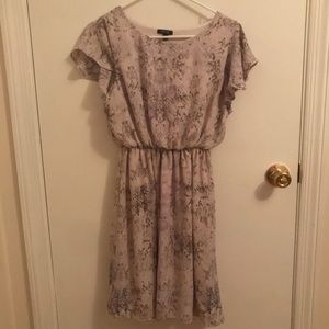 Snakeskin print dress